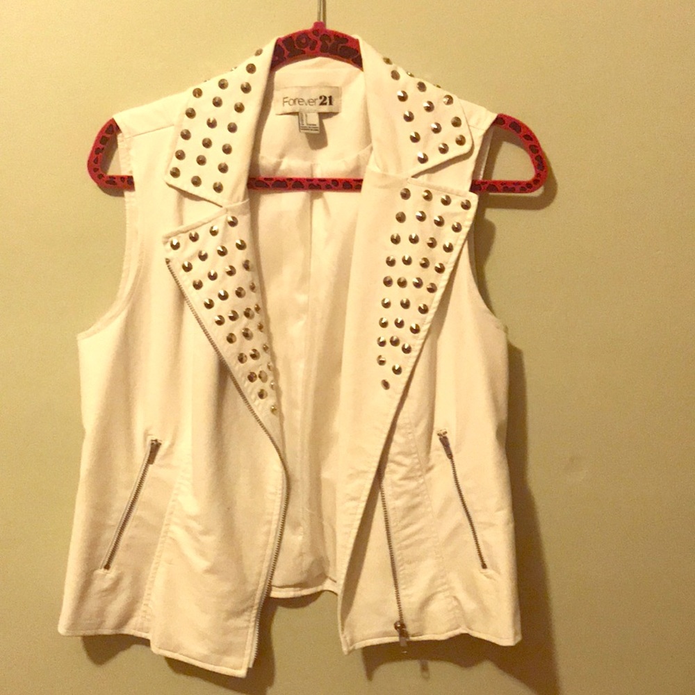 Forever 21 white vest